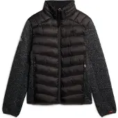 Superdry Veste mi-saison noir / noir chiné