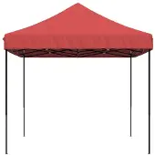 vidaXL Tente de réception pliable Pop-Up rouge bourgogne 410x279x315 cm
