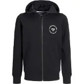 Jack & Jones Simon Full Zip Sweatshirt Noir 10 Years Garçon