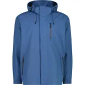 CMP Veste pour homme à capuche et fermeture éclair avec système de ventilation, bleu poussiéreux, taille 52