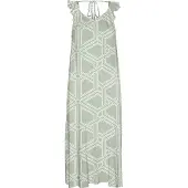 Vero Moda Robe 'EASY JOY' kaki / blanc cassé