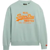 Superdry Vl Neon Loose Sweatshirt Vert,Gris 2XS Femme