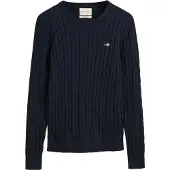 Gant Pull-over bleu marine / rouge feu / argent / blanc