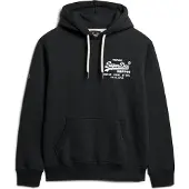 Superdry Sweat-shirt 'CLASSIC' anthracite / blanc