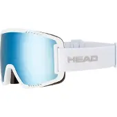 Head - Masque de ski - Contex Blue White en Silicone - Taille L - Blanc