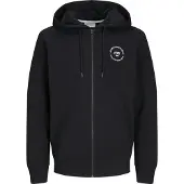 Jack & Jones Simon Full Zip Sweatshirt Noir XL Homme