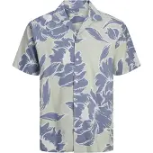 Jack & Jones Chemise marine / vert pastel / blanc