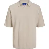 Jack & Jones Linen Knit Polo à manches courtes Beige XS Homme Beige XS
