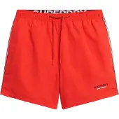 Superdry Sportswear Emb 15´´ Swimming Shorts Rouge L Homme