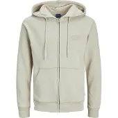 Jack & Jones Faded Full Zip Sweatshirt Beige L Homme
