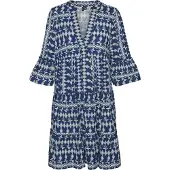 Vero Moda Dicthe 3/4 Exp Short Sleeve Short Dress Bleu M / Tall Femme