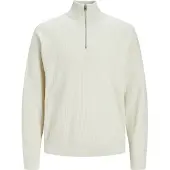 Jack & Jones Spring Perfect Half Zip Sweater Beige L Homme