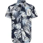 Jack & Jones Oshua Floral Short Sleeve Shirt Multicolore S Homme