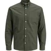 Jack & Jones Chemise 'JJEOxford' kaki