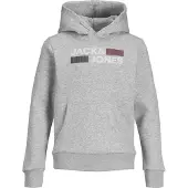 Jack & Jones Corp Logo Hoodie Gris 14 Years Garçon