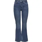 JDY Femmes Jeans Flare Super Stretch Denim Pantalon à pattes d'éléphant JDYNWFLORA - 25W / 32L