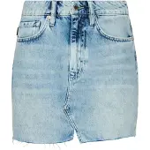 Superdry Vintage Denim Mini Skirt Bleu 28 Femme