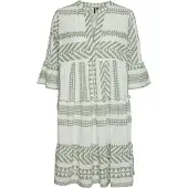 Vero Moda Robe 'Dicthe' vert pastel / blanc