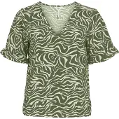 Object Seline Short Sleeve Blouse Vert 36 Femme