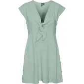 Vero Moda Mymilo Short Sleeve Short Dress Vert S Femme