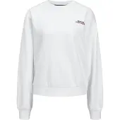Jack & Jones Carol Rlx Short Sweatshirt Blanc L Femme