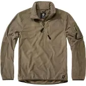 Brandit Pull-over 'Troyer Ripstop' olive / noir