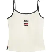 Superdry Athletic Essential Cami Sleeveless T-shirt Blanc L Femme
