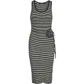 Vero Moda Bloom Petite Sleeveless Midi Dress Noir L Femme