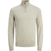Jack & Jones Pull-over 'JJEmil' beige chiné