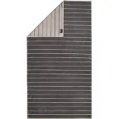 Cawö Serviette de douche anthracite / gris clair