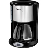 Moulinex Cafetière programmable 15 tasses 1000w noir/inox - - FG362810 - subito