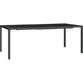 vidaXL Table de jardin anthracite 200x100x72 cm Acier