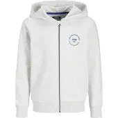 Jack & Jones Simon Full Zip Sweatshirt Blanc 14 Years Garçon