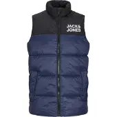 Jack & Jones Junior Gilet bleu marine / noir / blanc