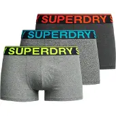 Superdry M3110450b Trunk Boxers 3 Units Gris S Homme