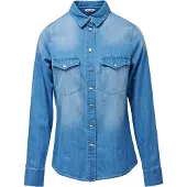 Salsa Jeans 21010454 Long Sleeve Shirt Bleu L Femme