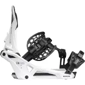 Nidecker - Fixations de snowboard all-mountain - Supermatic OG White en Nylon - Taille 35,5-37,5 - Blanc
