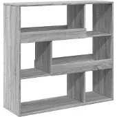 vidaXL Cloison de séparation sonoma gris bois d'ingénierie