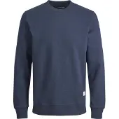 Jack & Jones Basic Plus Size Sweatshirt Bleu 5XL Homme