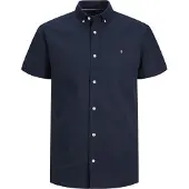 Jack & Jones Summer Shield Short Sleeve Shirt Bleu 2XL Homme