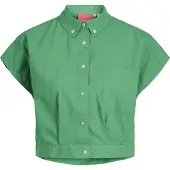 Jack & Jones Penny Jjxx Short Sleeve Shirt Vert XL Femme