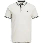 Jack & Jones T-Shirt 'JJPaulos' beige / vert / vert foncé