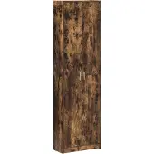 vidaXL Armoire Chêne fumé 55 x 25 x 189 cm Bois composite