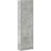 vidaXL Armoire gris béton 55 x 25 x 189 cm en aggloméré