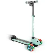 Globber ONE K E-MOTION 4 PLUS - trottinette électrique, batterie au lithium, moteur 80 W, 125/90 mm, 3 roues, roues LED, menthe