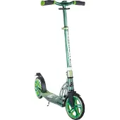 Usorteret SIX DEGREES Aluminium Scooter avec mécanisme de pliage et béquille, 205 mm, réglable en hauteur, GS-approuvé, vert, TESTSIEGER