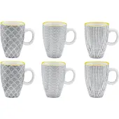 Bjorn Tasse Pattern 9cl - 6 Pièces - Eclipse