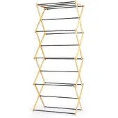 Beldray LA00000050EU7 4 Tier Bamboo Clothes Airer, Séchoir à linge, Marron
