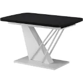Vicco Table de salle à manger Fenaro Noir/Blanc 120-160 x 80 cm extensible, Model 58020