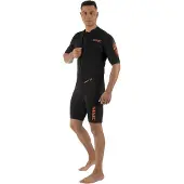 Seac Sub Liberty 3.5 Mm Short Sleeve Shorty Noir L Homme